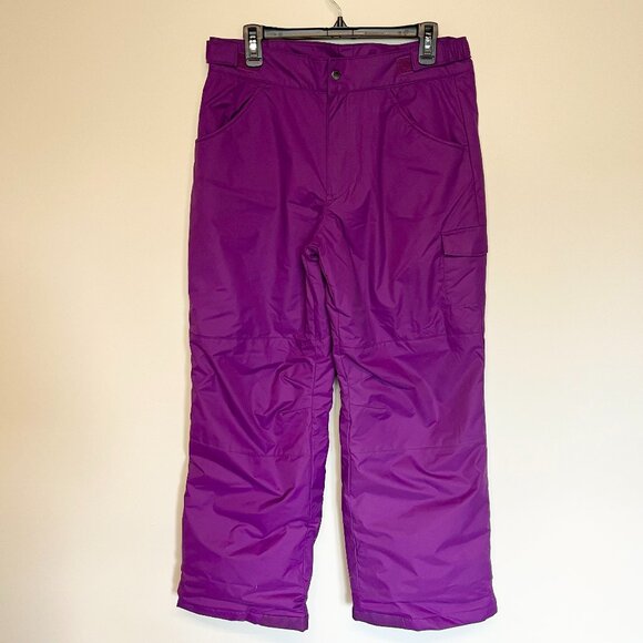 Columbia Kids Starchaser Peak Size XL 18-20 Big Kids Plum Insulated Ski Pants - Picture 2 of 6